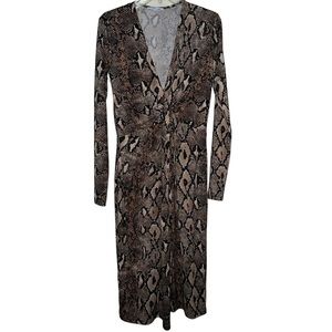 Zara TRAFALUC SNAKE DRESS - SIZE M